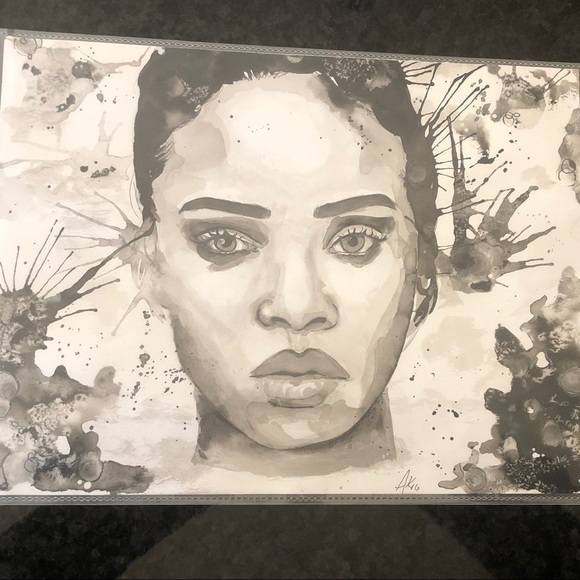 Original Art done in pencil and watercolor ‘Woman’ 9” x 10” - Picture 1 of 4